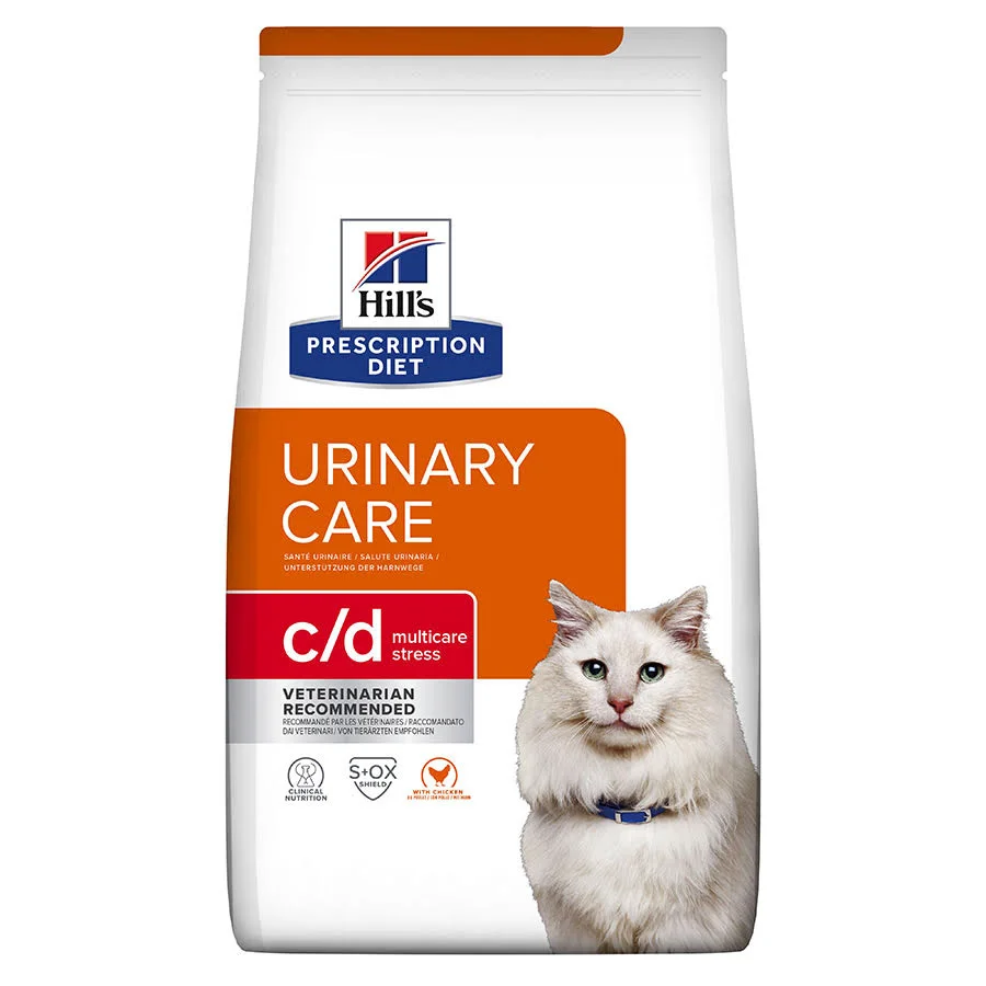 Quality Hill x27 s Prescription Diet c d Multicare Stress Urinary Care Dry Cat Food 3kg Fast