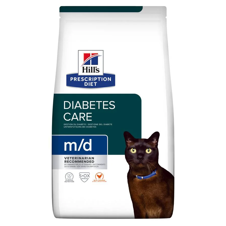 Organic Hill x27 s Prescription Diet Diabetes Care Dry Cat Food with Chicken 3kg Exceptional