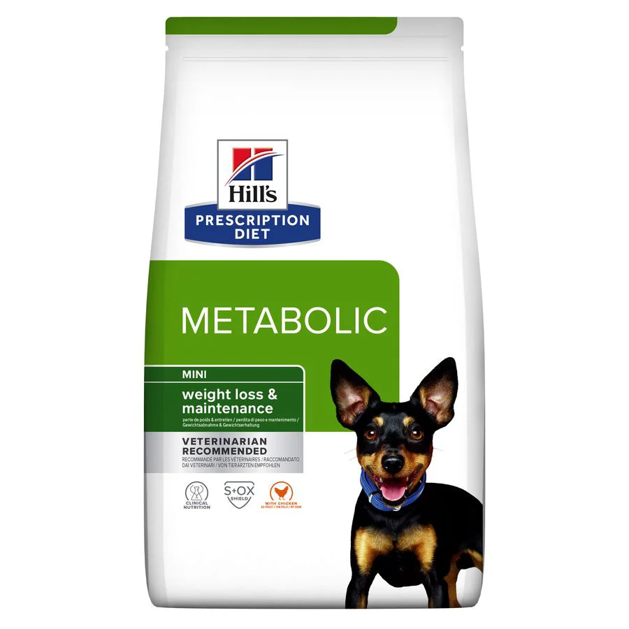 Functional Hill x27 s Prescription Diet Metabolic Mini Weight Management Adult Dry Dog Food 3kg Relaxed