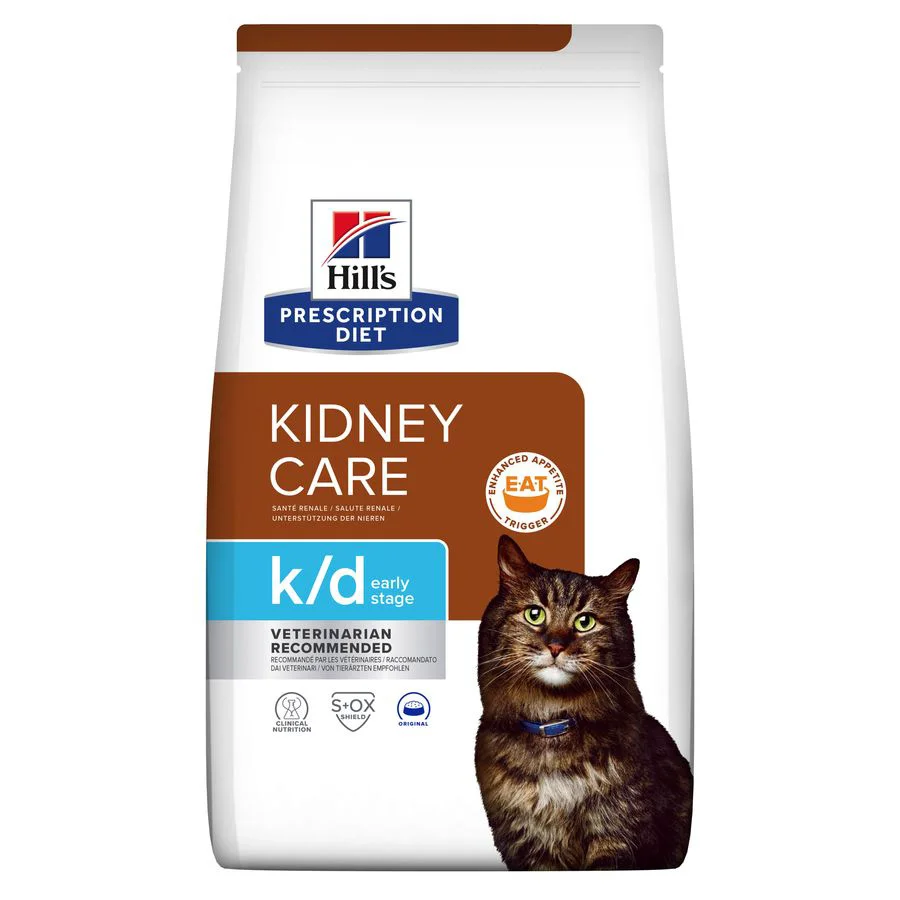 Fast Hill x27 s Prescription Diet k d Early Stage Kidney Care Dry Cat Food 3kg Verified