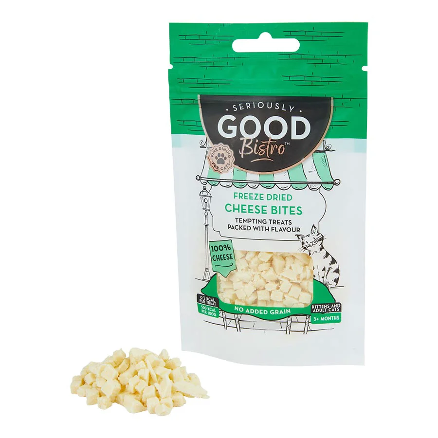 Convenient Seriously Good ze Dried Cat Treats Cheese Bites 20g Professional
