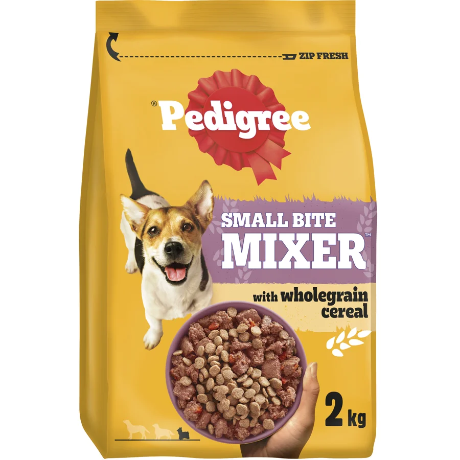 Efficient Pedigree Mixer Small Breed Adult Dry Dog Food 2kg Functional