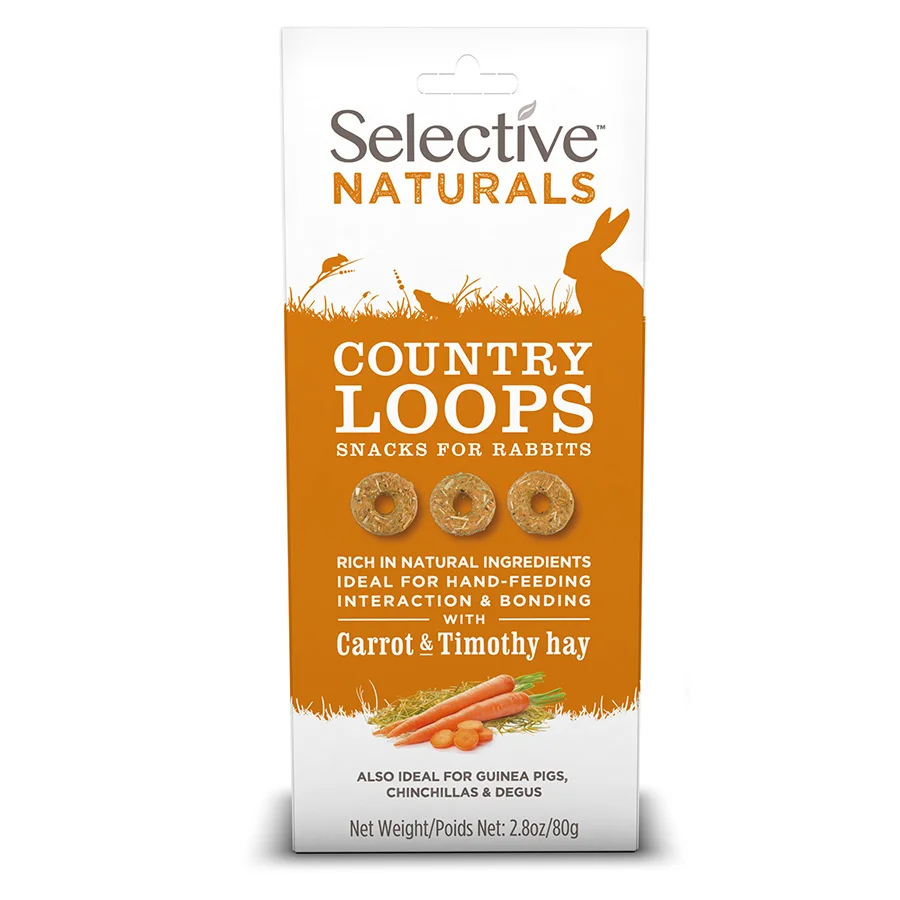 Responsible Selective Naturals Country Loops Small Animal Treats 80g Premium
