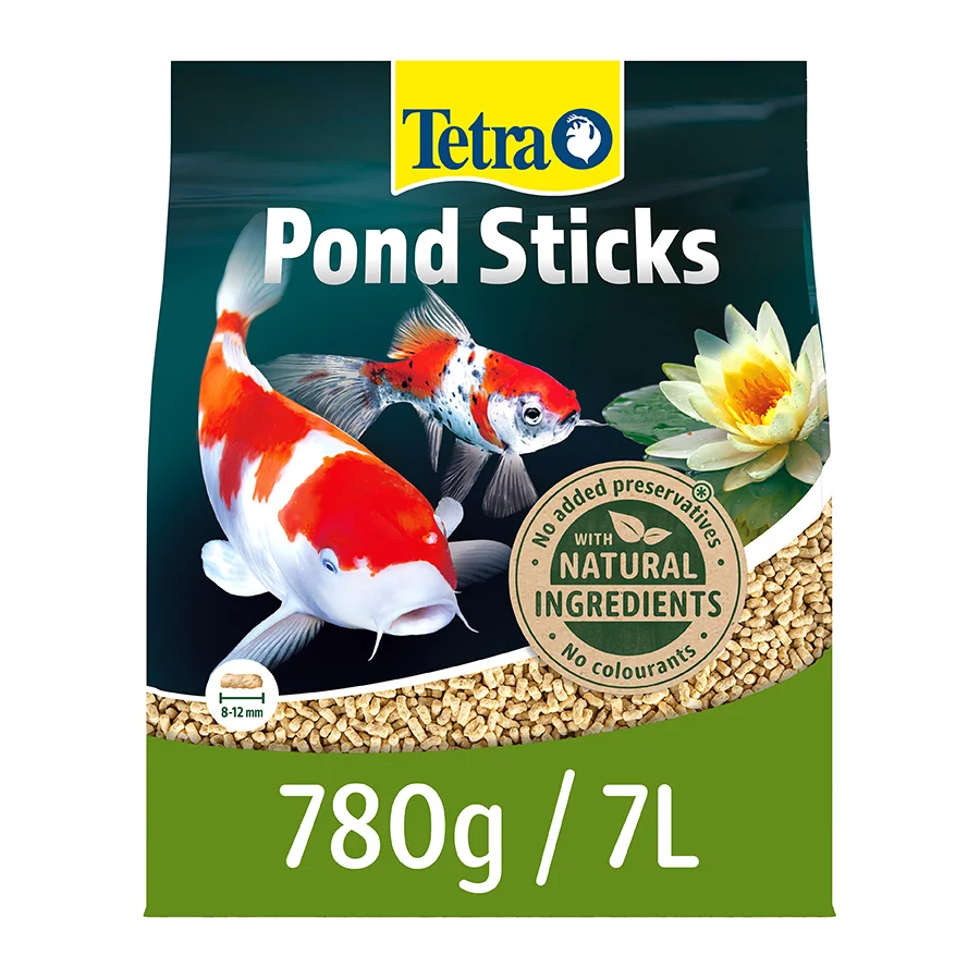 Minimalist Tetra Complete Pond Fish Food Floating Sticks For Koi Goldfish 7L Easy-to-Use