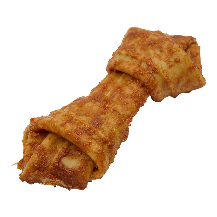 Advanced Pets at Home Rawhide Adult Dog Treat Chicken and Peanut Butter Bone 230g Casual