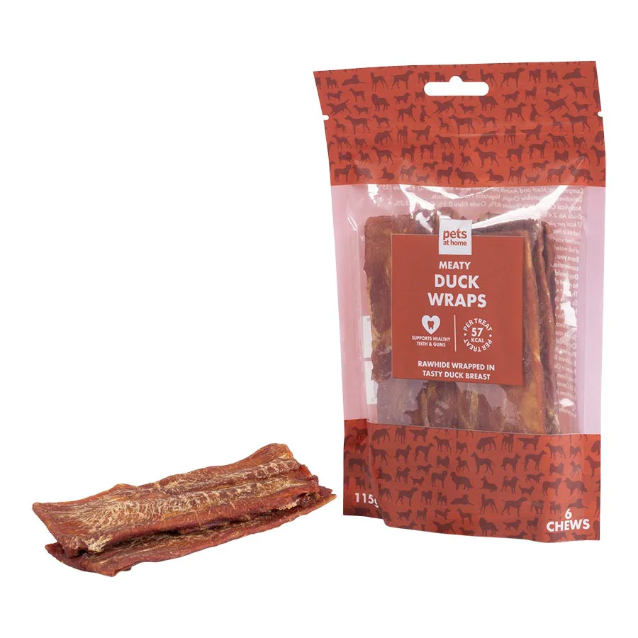 Responsible Pets at Home Meaty Duck Wraps Dog Treats 6 Pack Exclusive