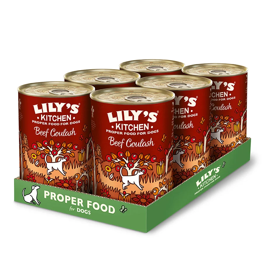 World-Class Lily x27 s Kitchen Adult Wet Dog Food Beef Goulash 6x400g Casual