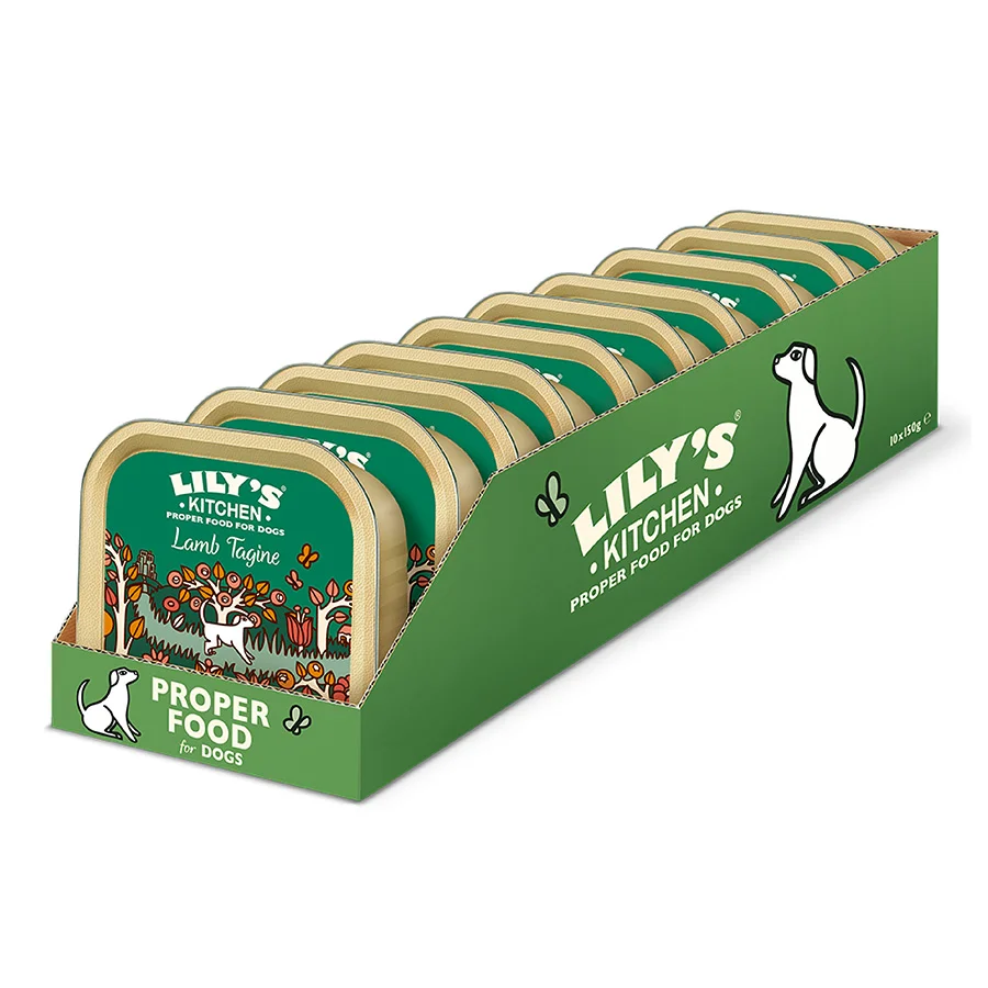 Easy-to-Use Lily x27 s Kitchen Adult Wet Dog Food Lamb Tagine 10x150g High-Grade