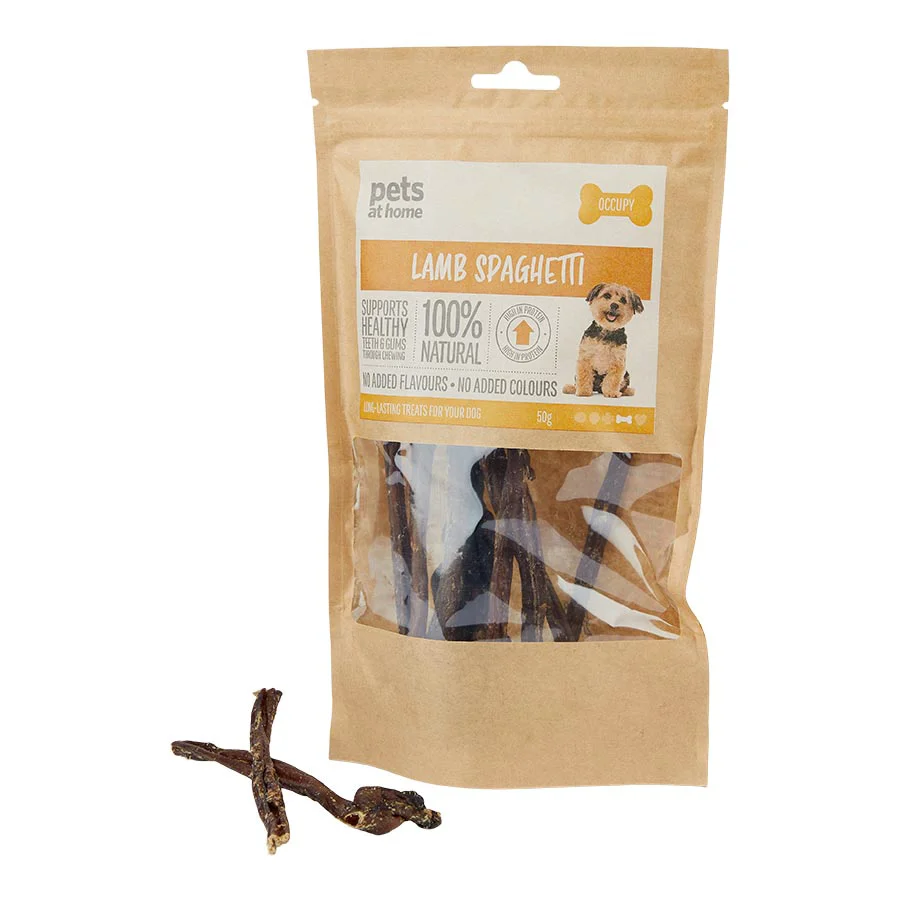 Contemporary Pets at Home Adult Dog Treats Lamb Spaghetti 50g Detailed