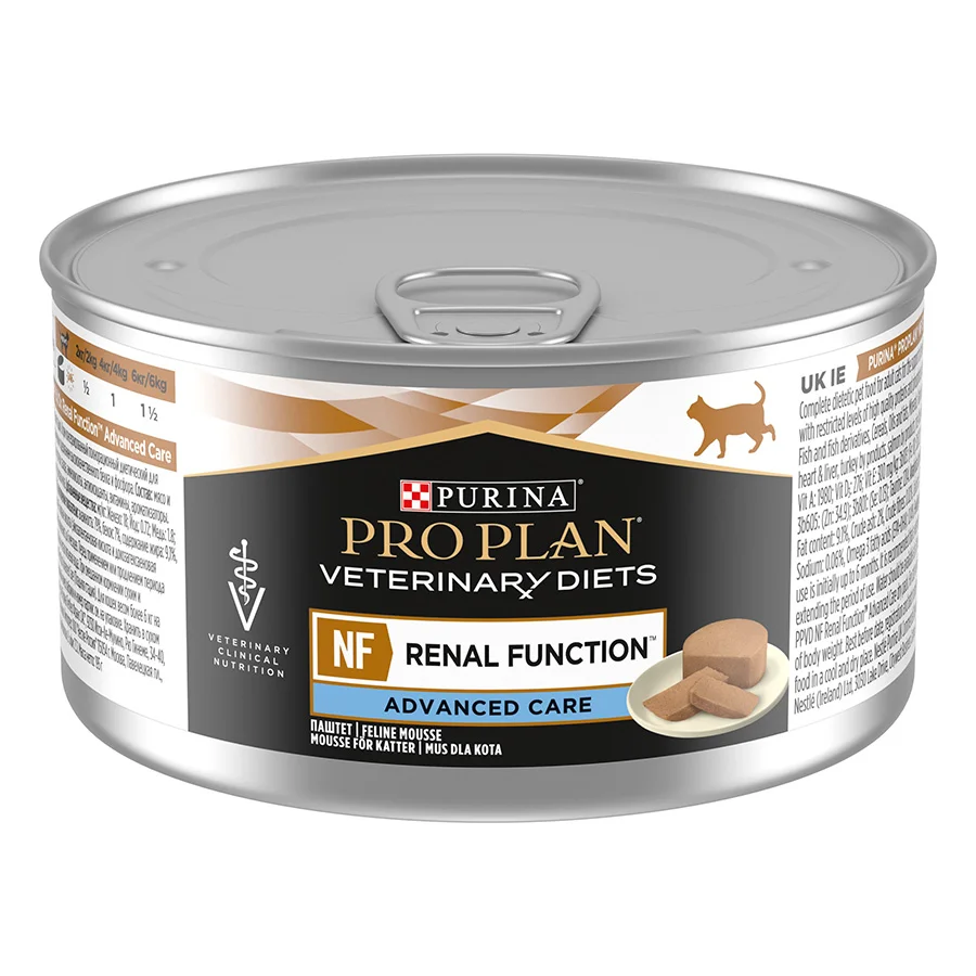 Unique Pro Plan Vet Diet NF Renal Function Advanced Care Wet Cat Food 24x195g Excellent