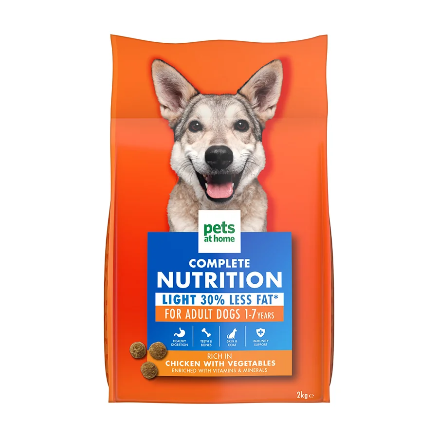 Practical Pets at Home Complete Nutrition Light Adult Dry Dog Food Chicken Fashionable