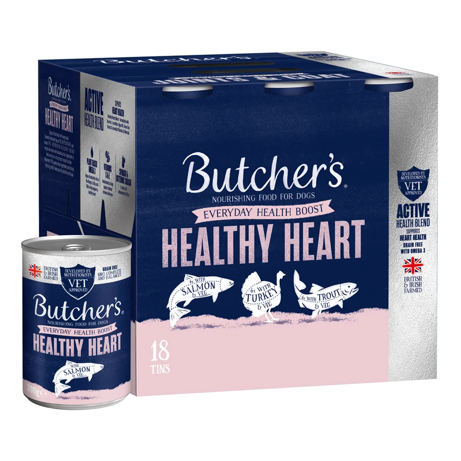 Crafted Butcher x27 s Grain Healthy Heart Adult Wet Dog Food 18 x 390g Pure