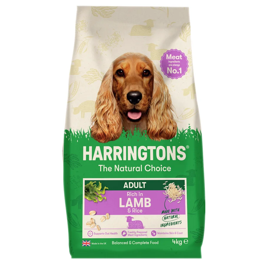 Top-Quality Harringtons Complete Adult Dry Dog Food Lamb Rice High-Grade