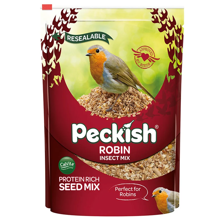 Clean Peckish Robin Insect Seed Mix Bird Food 1kg Effective