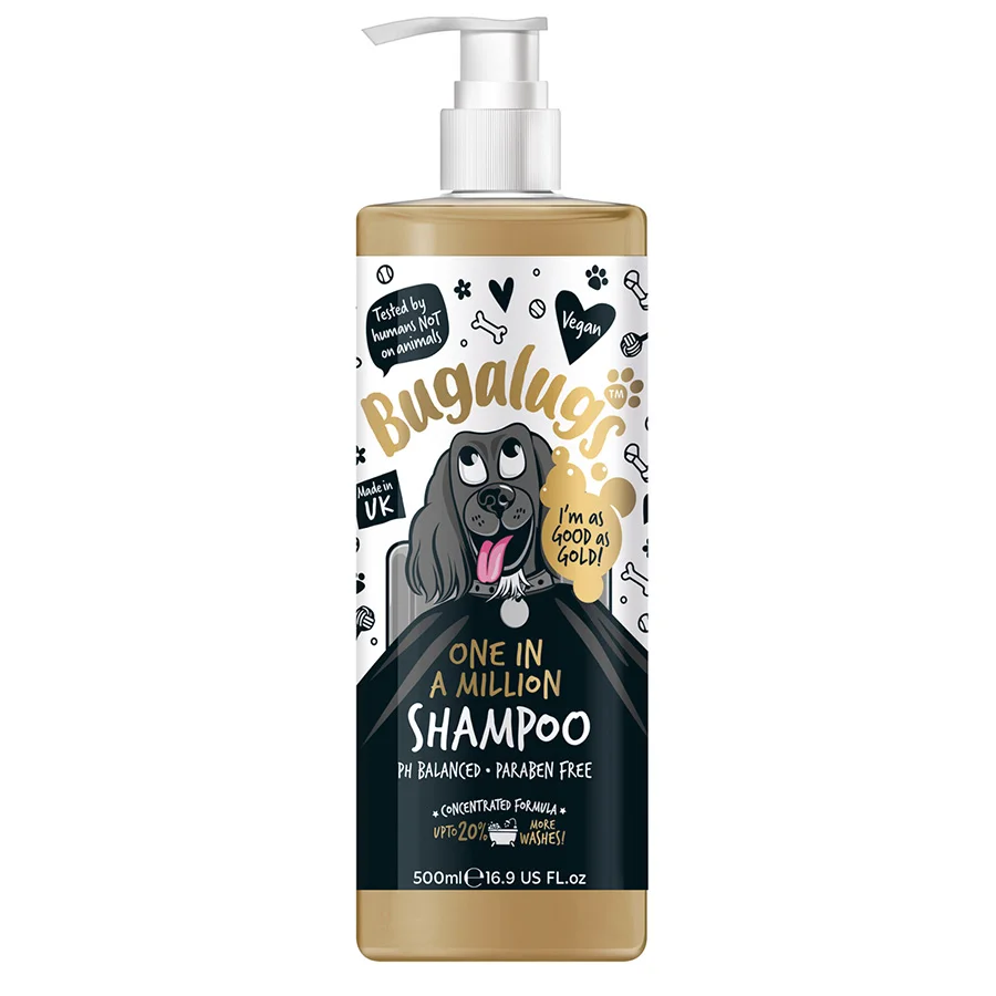 Environmentally Friendly Bugalugs One in a Million Dog Shampoo 500ml Genuine