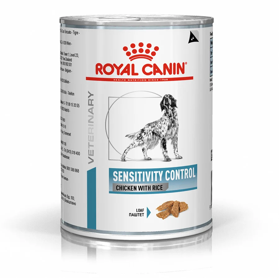 Healthy Royal Canin Veterinary Sensitivity Control Adult Wet Dog Food Chicken 12x410g Artisan