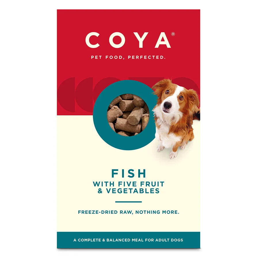 Verified Coya Complete Adult Dry Dog Food Fish， Fruits Veg Clean
