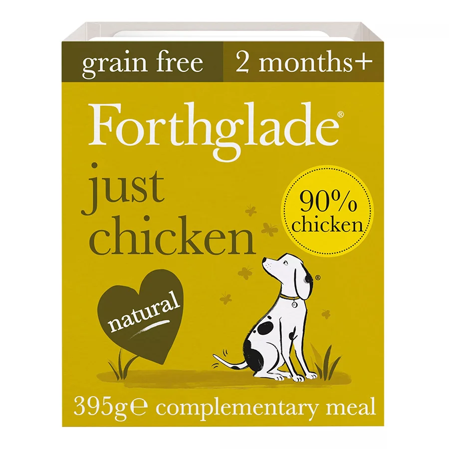 Enhanced Forthglade Grain Wet Dog Food Chicken 395g Smart