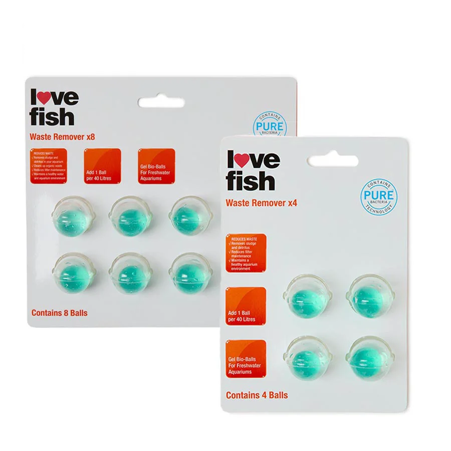 High-Grade Love Fish Waste Remover Gel Bio Balls Minimalist