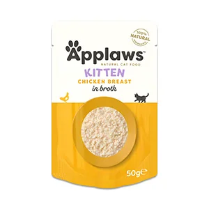 Reliable Applaws Natural Wet Kitten Food Chicken Breast in Broth 50g Healthy
