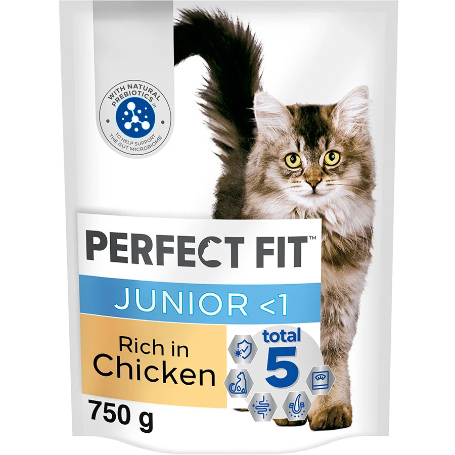 Excellent Fit Advanced Nutrition Dry Junior Cat Food Chicken 750g Original