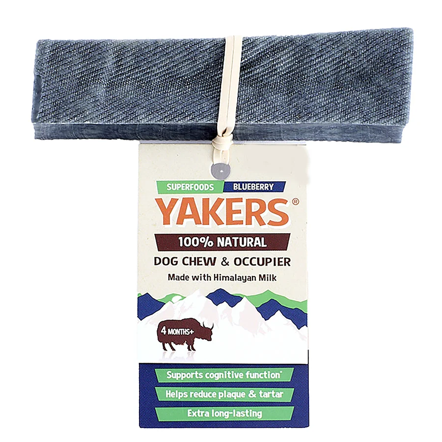 Advanced Yakers Dog Chew Treat Blueberry Elite