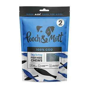 Smart Pooch and Mutt Cod Hides Dog Treats 90g Environmentally Friendly
