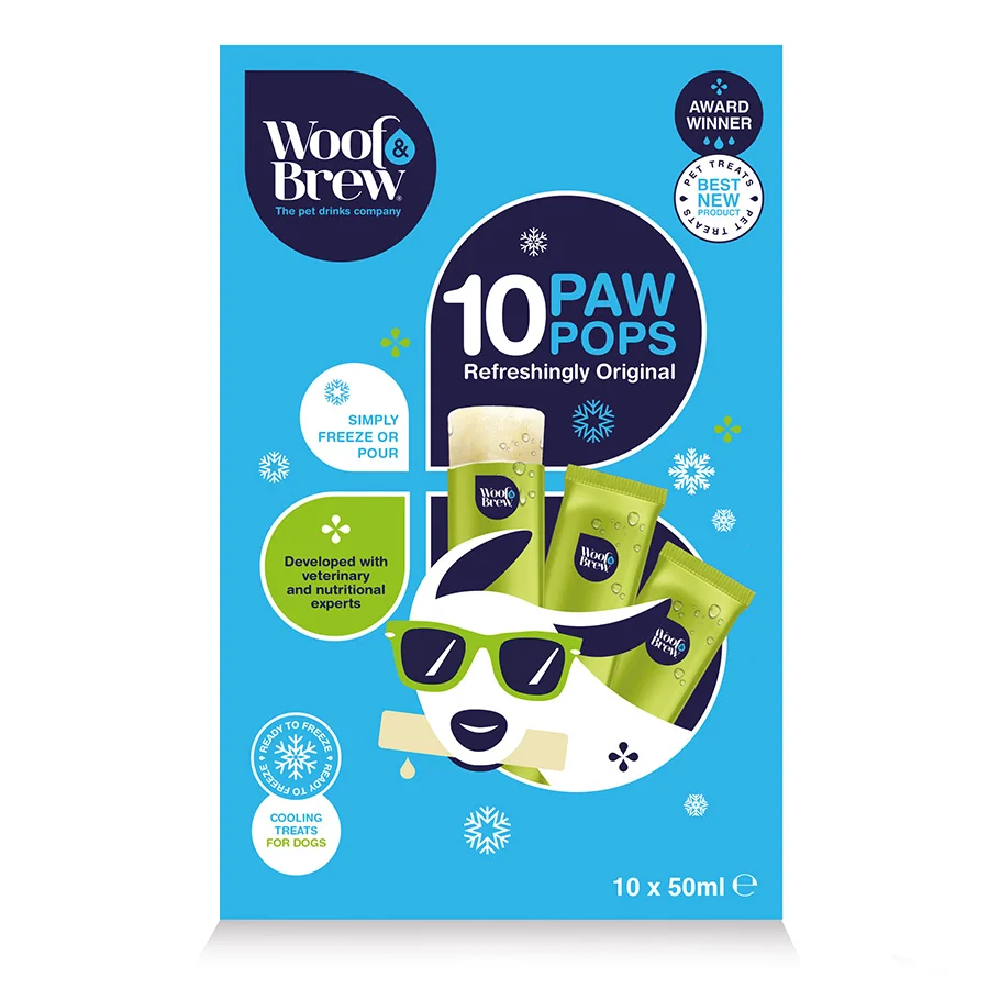 Modern Woof Brew ze at Home Pawpops Treat For Dogs 10 x 50g Exclusive