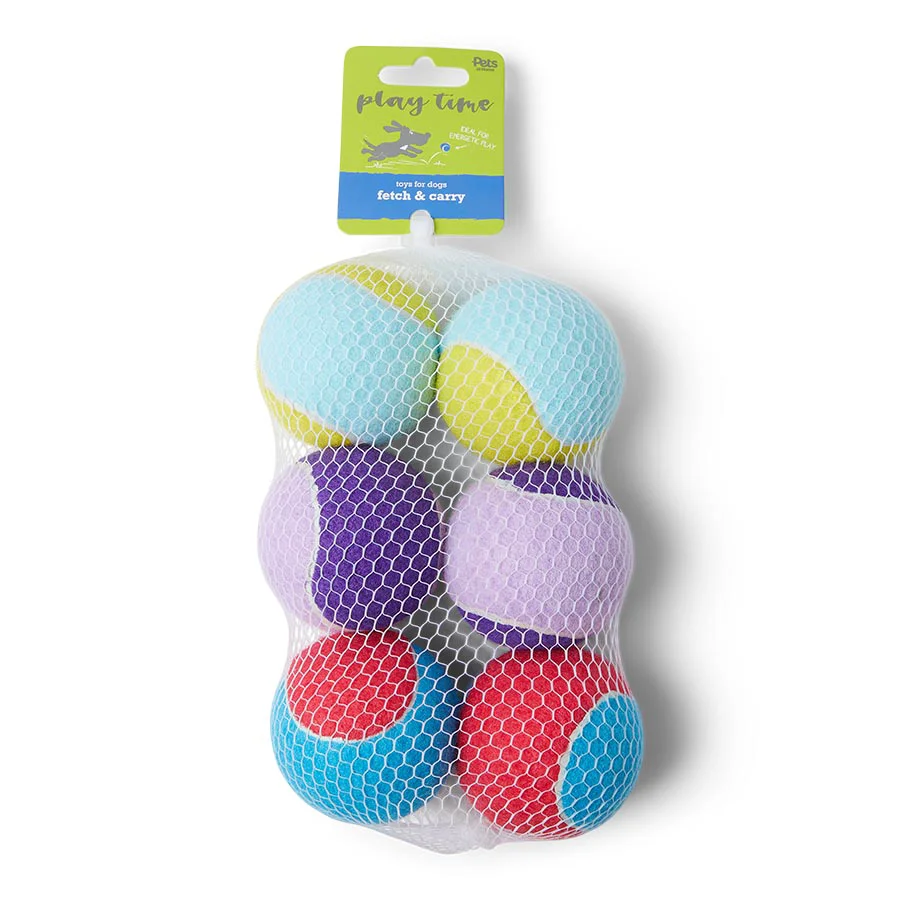 High-End Pets at Home Tennis Ball Dog Toy x6 Fashionable