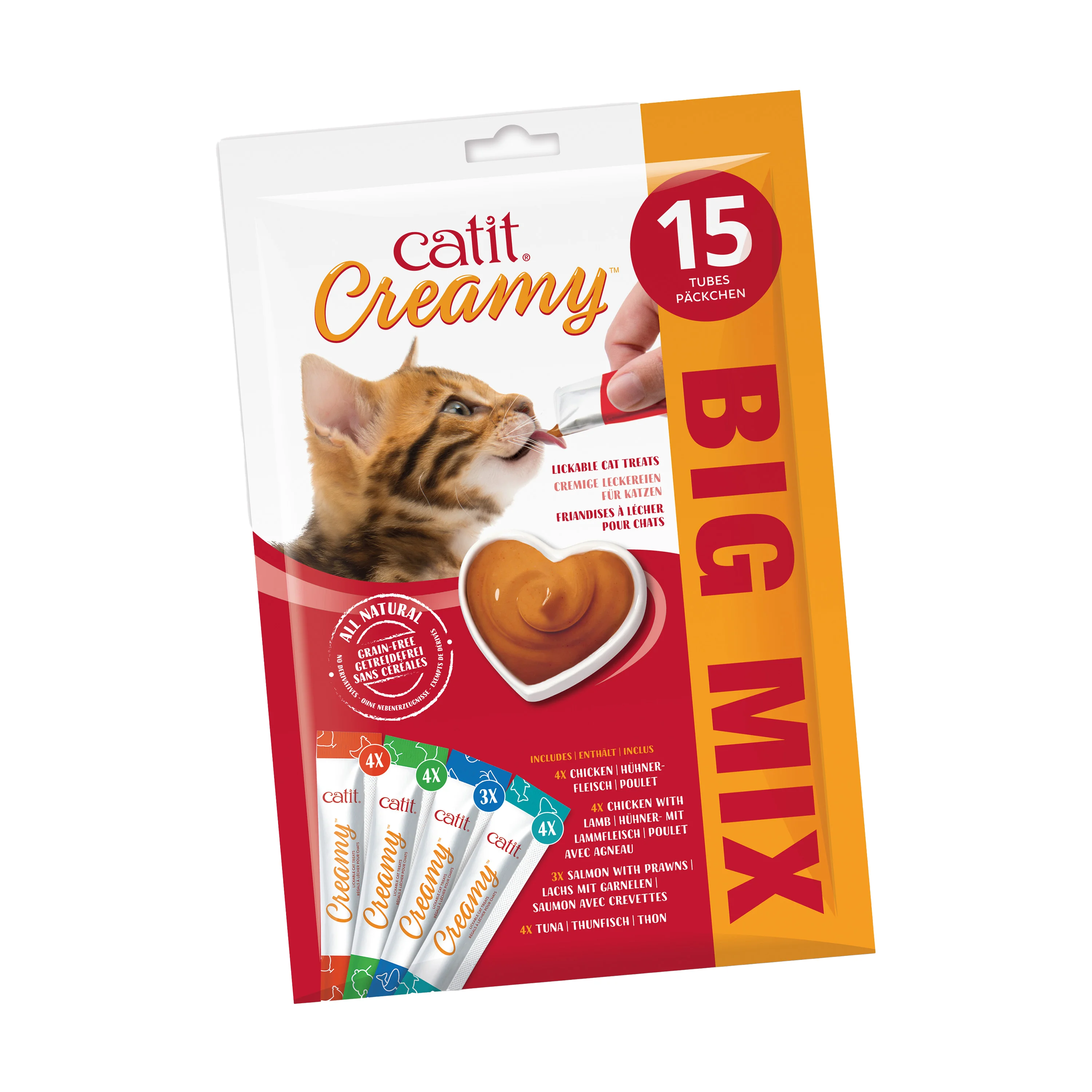 Sustainable Catit Creamy Cat Treats 15x10g Specialty