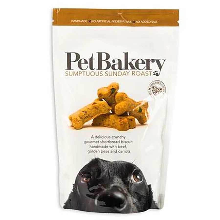 High-Performance Pet Bakery Sunday Roast Bones Dog Treats 190g Modern