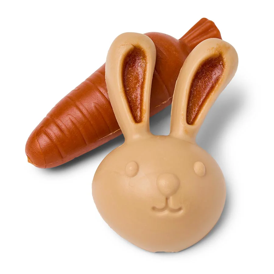 Responsible Pets at Home Easter Rawhide Bunny Carrot Dog Chew Treats Chicken 60g Easy-to-Use