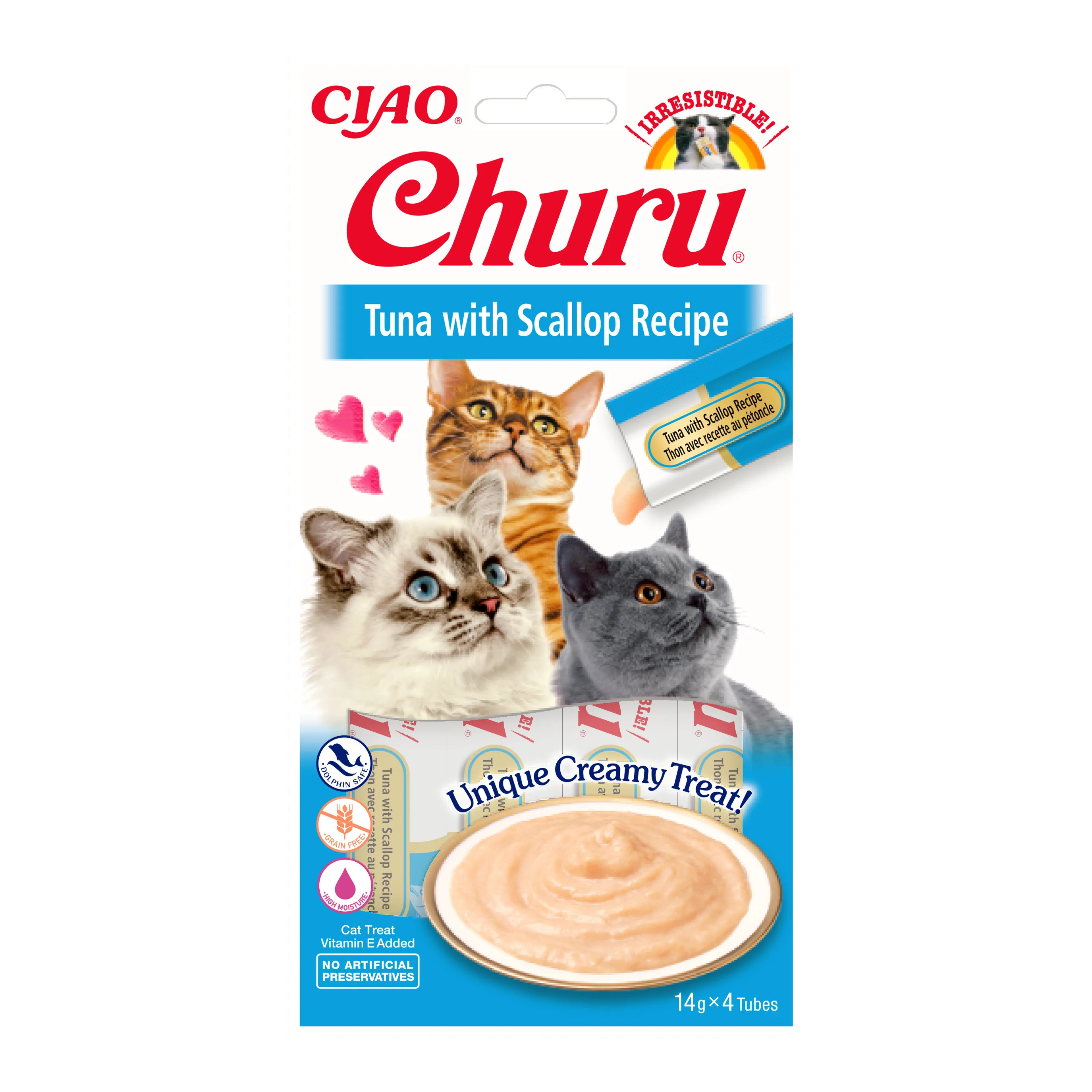 Reliable Ciao Churu Cat Treat Sticks Tuna with Scallop 4x14g Quality