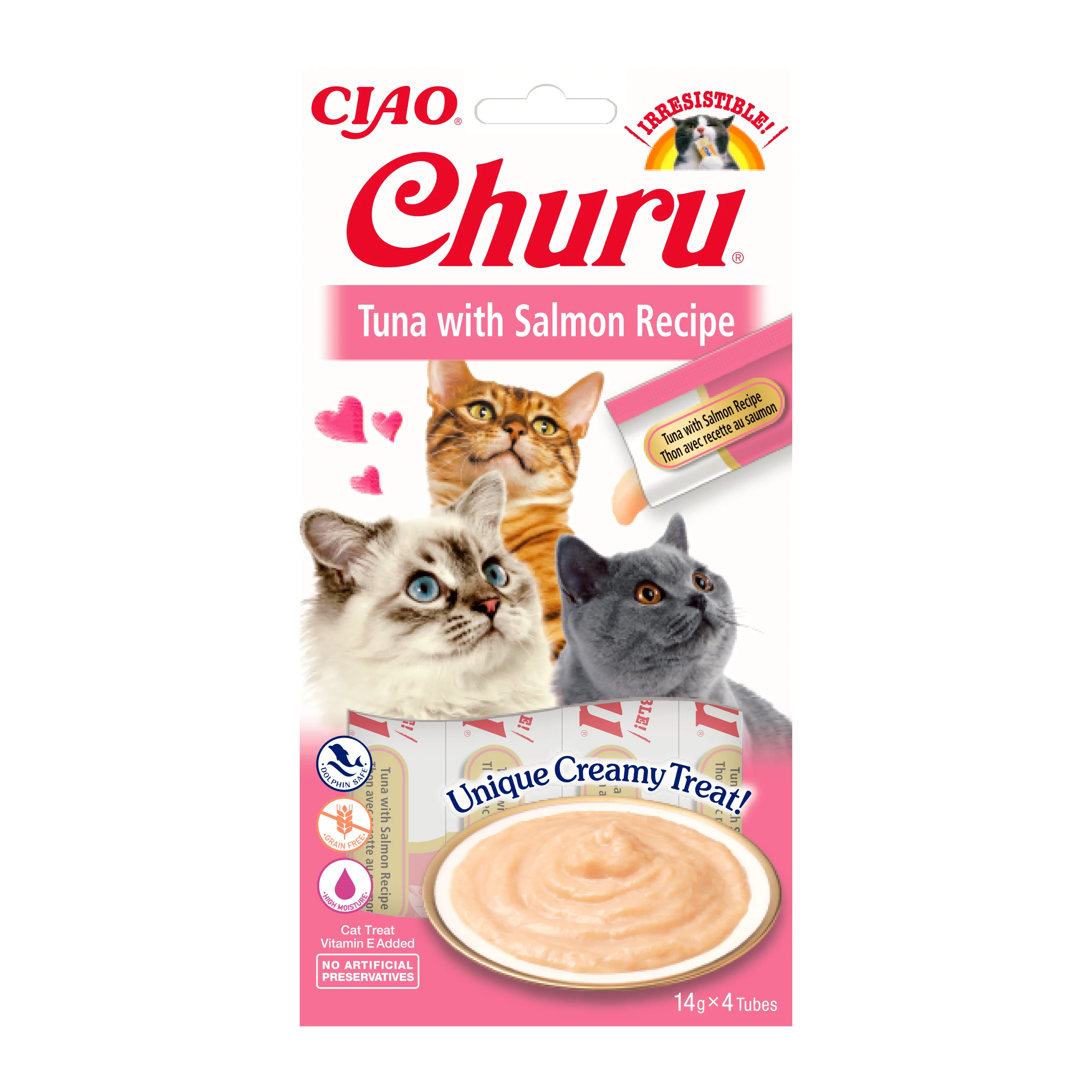 Trendy Ciao Churu Cat Treat Sticks Tuna with Salmon 4x14g Environmentally Friendly