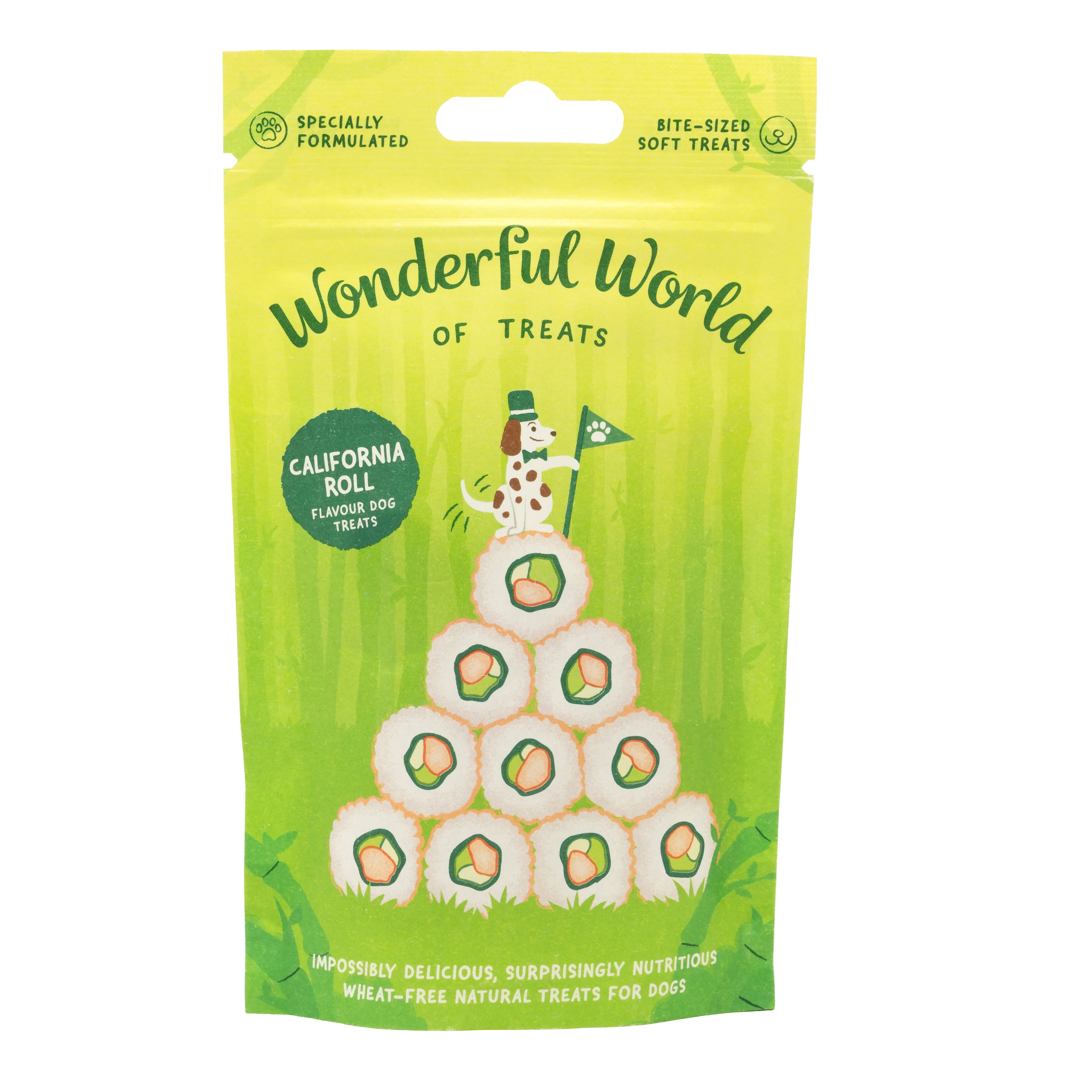 Unique Wonderful World of Treats California Roll Dog Training Treats 50g Prestigious