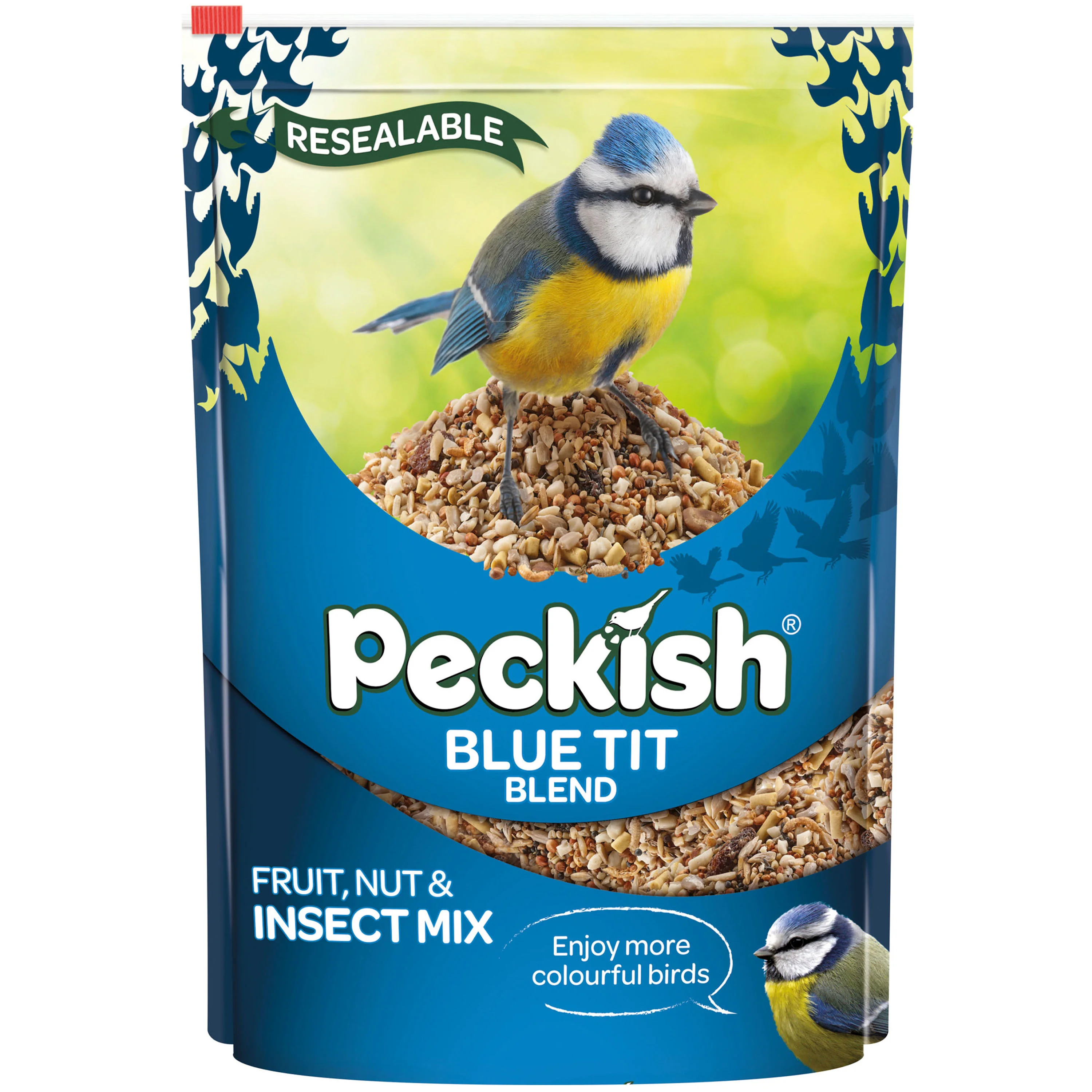 Responsible Peckish Blue Tit Blend Wild Bird Food 1kg Classic