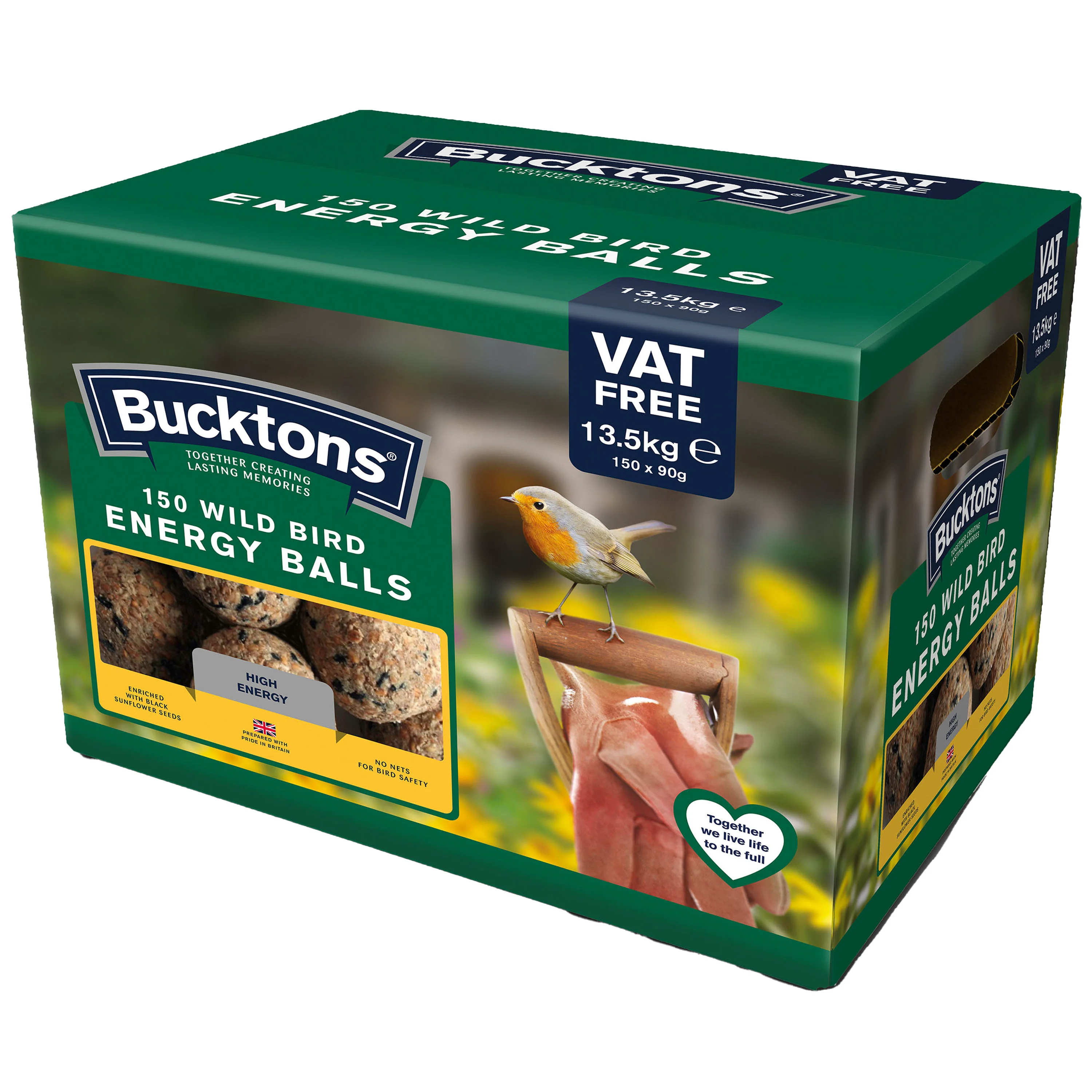Effective Bucktons Wild Bird Energy Balls x150 Trendy