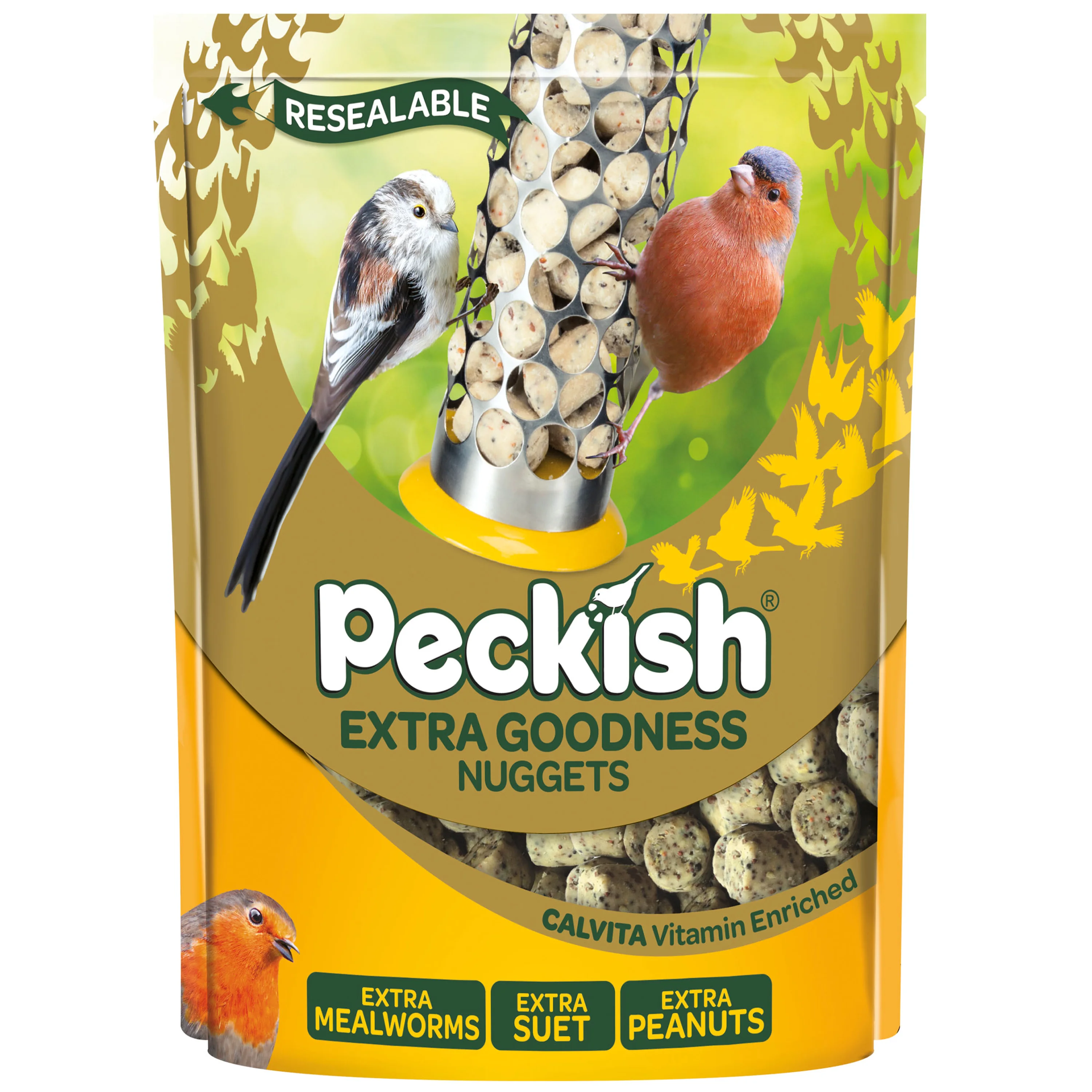 Selected Peckish Extra Goodness Wild Bird Nuggets 1kg Classic